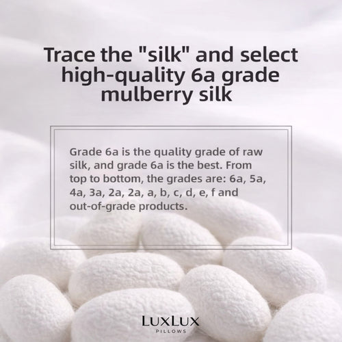 LuxLux 100% Mulberry Silk Pillowcase